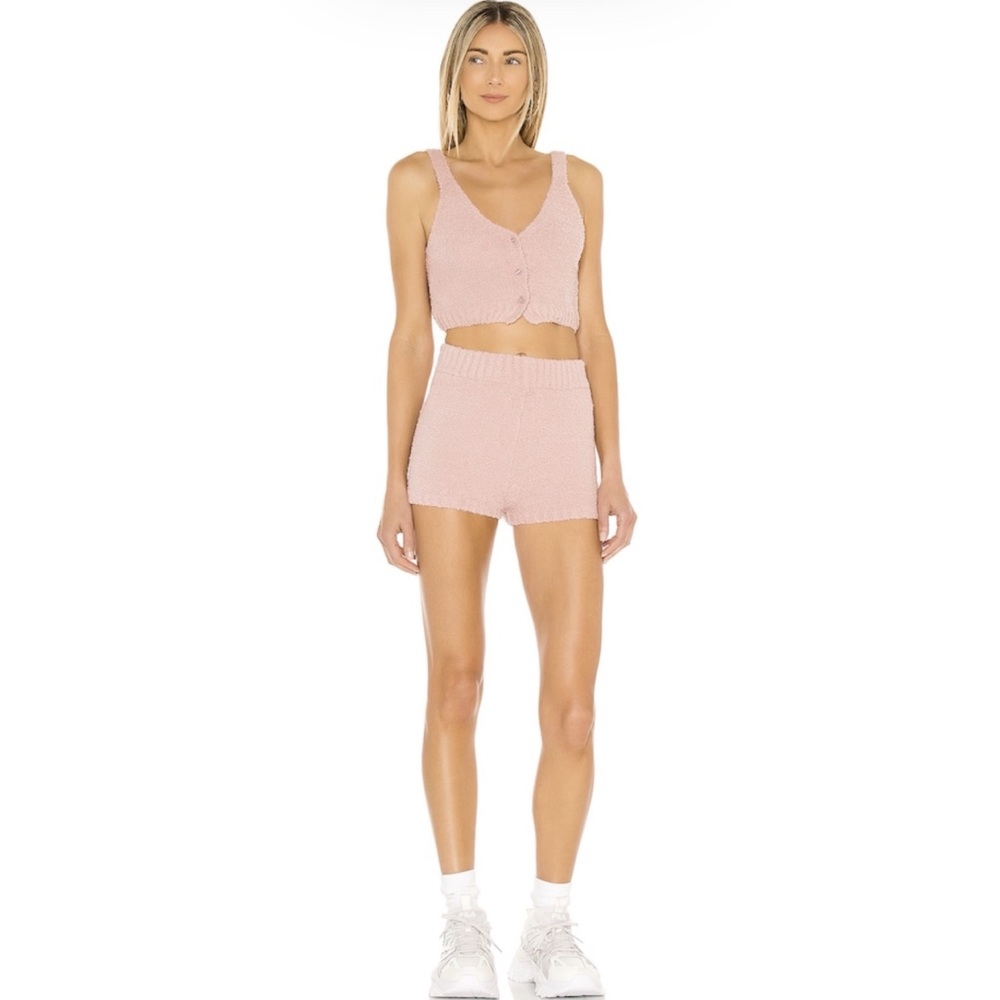 Superdown Mischa Lounge Short Set in Pink